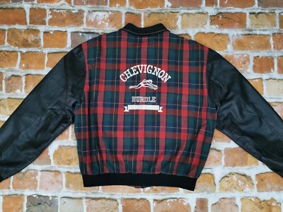 Charles Chevignon Vintage Collège Veste Hurdle Écossais Look Taille: L Tip Top - Photo 1/4