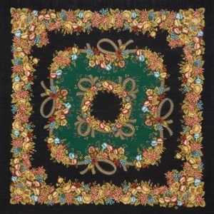 Châle Russe Pavlovo Possad en laine 125x125 cm - Imagen 1 de 1