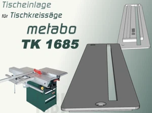 Tischeinlage, Einlage, Einlegeplatte für METABO TK 1685 Tischkreissäge - Bild 1 von 9