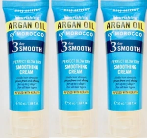 3 x MARC ANTHONY Nourishing Argan Oil of Morocco 3 Day Smoothing Cream 50ml 1.69 - Picture 1 of 1