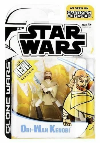 Star Wars Animated Series Cartoon Network Obi-wan Kenobi 2005 Hasbro