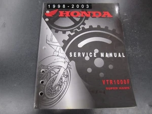 1998 - 2003 Honda VTR1000F Service Shop Manual Repair Book #61MBB05 - Picture 1 of 3
