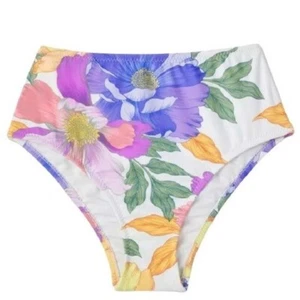 Shade and Shore High Waist Cheeky Bikinihose Blumenmuster MEDIUM (606) - Bild 1 von 10
