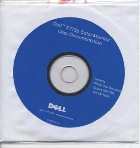 DELL E173p Color Monitor - Drivers - User Docs INF ICM CAT files CD - Picture 1 of 1