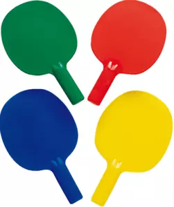 Sport Spaß Kunststoff Tischtennis geformte Schläger Tischtennis Paddel verschiedene Farben - Bild 1 von 1