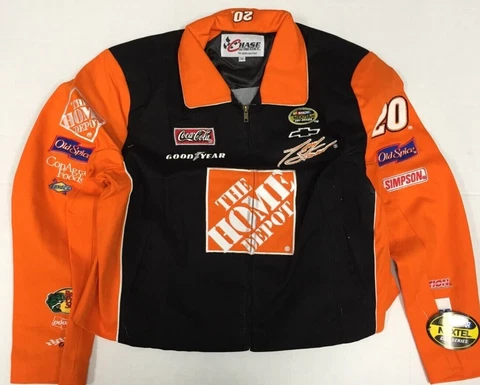 NASCAR JH DESIGN Home Depot Tony Stewart #20 Women's Vintage Jacket XXL (18) Cover