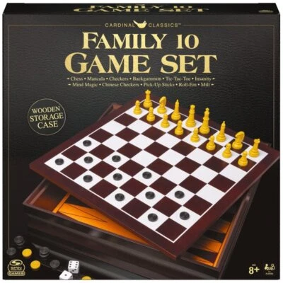 Family 10 Classic Games Set, for Families and Kids Ages 8 and up - Image 1 of 4