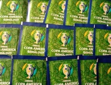 Brazil version 2019 Panini Conmebol Copa America Brazil x50 sticker Pack