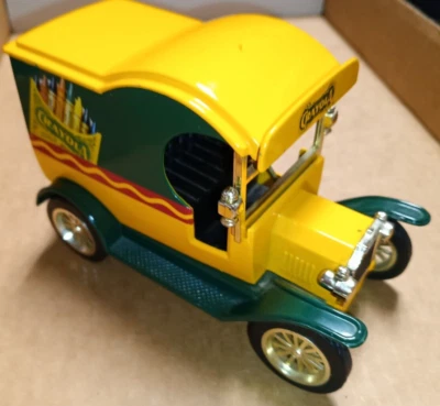 1998 Crayola Gearbox 1912 Ford Delivery Truck #3 in series   Die Cast Bank - Image 1 of 4