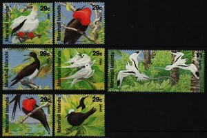 Marshall-Inseln 1991 - Mi-Nr. 363-369 ** - MNH - Vögel / Birds - Picture 1 of 1