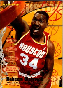 Hakeem Olajuwon 1995 Fleer #71 Basketball Card - Picture 1 of 2