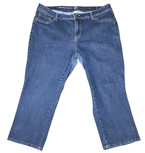 SIZE 16 Westport 62 Signature Fit Capri Jeans Womens Denim Cropped Pants Stretch - Picture 1 of 7