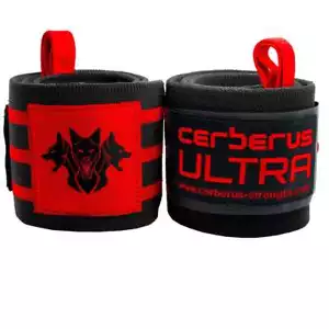 Muñequeras CERBERUS Strength Ultra (par) - ¡Disponibles en 3 longitudes! - Imagen 1 de 10