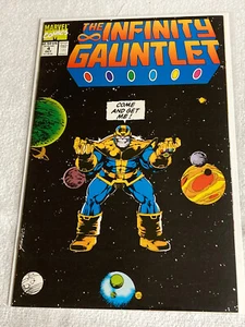 The Infinity Gauntlet #4 1991 en estado bastante bueno+/casi nuevo Marvel Comics Starlin/Lim/Rubenstien/Pérez - Imagen 1 de 1