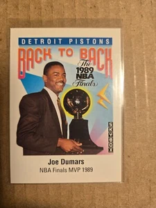 💎 1991 Skybox INSERT #VI ISIAH THOMAS JOE DUMARS Detroit Pistons Back to Back H - Picture 1 of 2