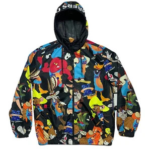 Members Only Space Jam A New Legacy Looney Tunes Hooded Jacket Size M, L - Picture 1 of 12