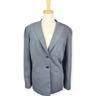 Blazer Le Suit Mujer Talla 16 2 Botones Traje de Carrera Chaqueta Corpcore Ropa de Trabajo Preppy Foto 1 de 4