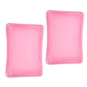 2 Pcs Aufblasbarer Speicherkad Pool-Party Eiswürfelschale Pool-Getränkehalter - Bild 1 von 12