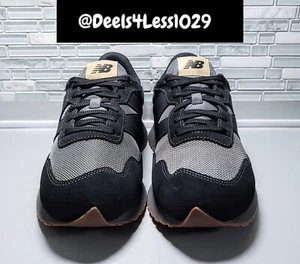 New Balance 237 Running Mens Size 11D Black Tan Gum Brown MS237LOB - Picture 1 of 6