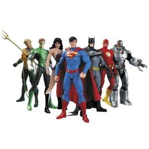 7 Pcs DC Justice League 7" Figure Toy Superman/Batman/Flash/Wonder woman