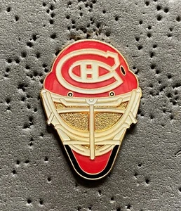 Montreal Canadiens Goalie Mask NHL Hockey Pin - Imagen 1 de 2
