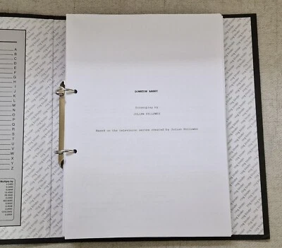 Downton Abbey movie script. - Image 1 of 3