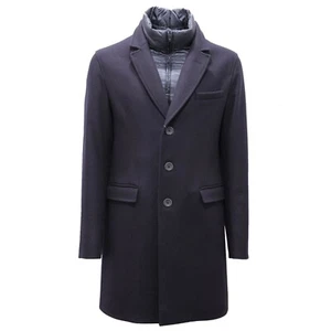 3361AI cappotto uomo HERNO men light padded coat wool blue - Bild 1 von 4