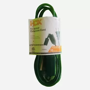 HDX 6 piedi 16/2-Gauge cavo di estensione rubinetto cubo (verde) - Foto 1 di 2