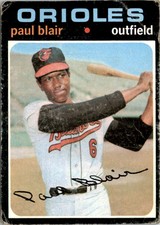 1971 Topps Paul Blair Baltimore Orioles #53