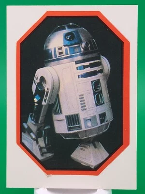 1983 Topps Star Wars Return Of The Jedi Card 18 R2-D2 Sticker Red Frame - Image 1 of 2