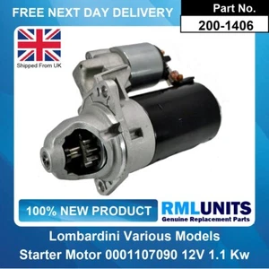 Starter Motor For Lombardini 0001107090 0001107084 563R0780 12V 1.1KW 11 Teeth - Picture 1 of 5