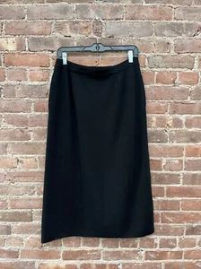 Vintage Max Mara Damen Strickrock, Gr. XL, schwarz 100% Wolle Italy " - Bild 1 von 8