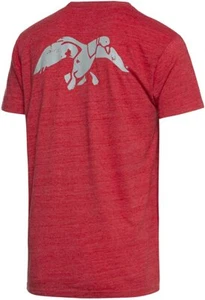 Camiseta Para Hombre Duck and Buck Commander Original Tri-mezcla Manga Corta Roja XL - Imagen 1 de 1