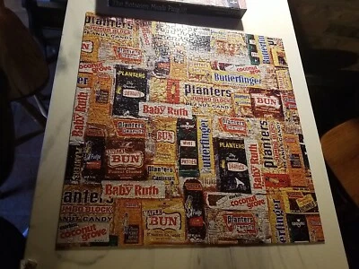 1975 COMPLETE SPRINGBOK 500 Pc PUZZLE THE BETWEEN MEALS PLANTERS! - Image 1 of 3