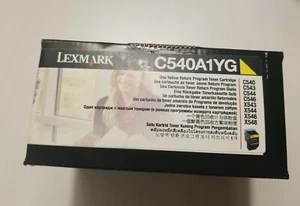 Lexmark™ C540A1YG Return Program Yellow Toner Cartridge - Picture 1 of 6