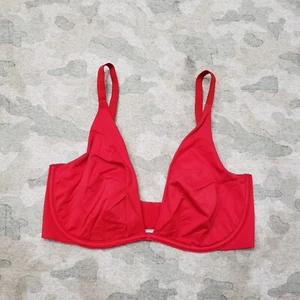 Victoria's Secret Bra Womens 34DD Red Incredible Unlined - Picture 1 of 10