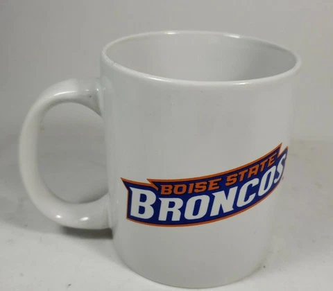 Boise State Broncos NCAA Collectible Coffee Mug Cup BSU blue orange 12 oz Cover