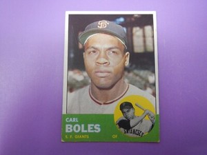 1963 Topps Baseball Carl Boles Giants #428