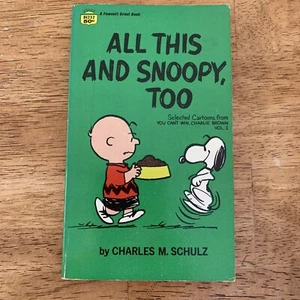 Jahrgang 1962 Charlie Brown All Das Und Snoopy Too Taschenbuch Erdnüsse - Bild 1 von 2