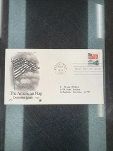 Erstausgabetag, 25 Cent Flagge 5.6.88 gestempelt in Yosemite Cal. von ArtCraft - Bild 1 von 2