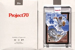 Mike Piazza 2021 Topps Project 70 #142 1962 - Los Angeles Dodgers - Juguete Tokio - Imagen 1 de 2