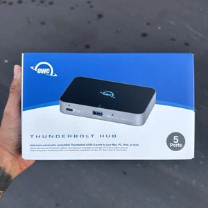 New! OWC OWCTB4HUB5P Thunderbolt 4 Docking Station – 60W Power Delivery, 5 Ports - Picture 1 of 2