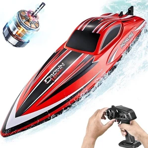 BEZGAR RC Boat, 16 inch Big Brushless Remote Control Boat for Adults and Kids, 5 - Picture 1 of 6