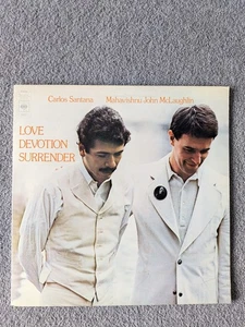 Carlos Santana & John McLaughlin Love Devotion Surrender Vinyl LP 1973 EX/EX - Bild 1 von 8