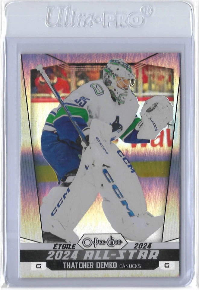 2024-25 O-PEE-CHEE RAINBOW BASE PARALLEL /350 THATCHER DEMKO #526 CANUCKS - Image 1 of 2