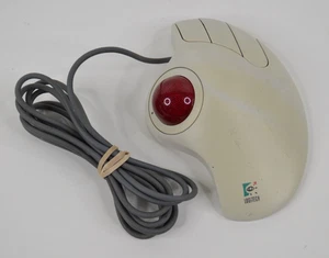 Logitech T-CH11 Trackball TrackMan Marble 3 Button Mouse TESTED WORKS! - Picture 1 of 6