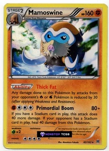 Mamoswine 82/162 Pokemon Card TCG XY Breakthrough Holo Rare - Picture 1 of 3