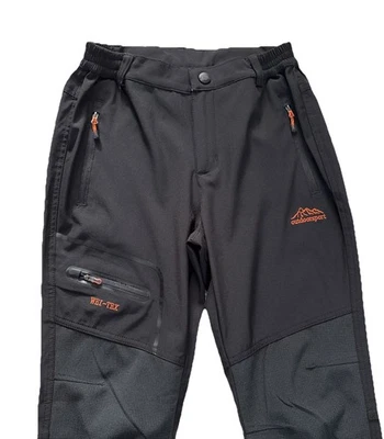 OutdoorSport WEI-TEX Hiking Pants Women Sz M Softshell Backpacking Black NICE! - Image 1 of 4