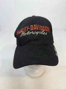 Harley Davidson Men’s Stretch Fit Black Baseball Hat Size Medium Embroidered - Picture 1 of 10