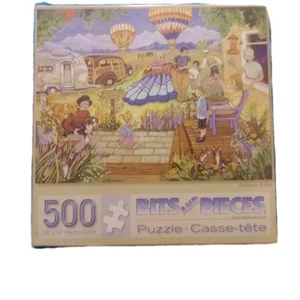 Nuevas brocas y piezas - rompecabezas de 500 piezas - Sandy Rusinko - paseos en globo - Imagen 1 de 7